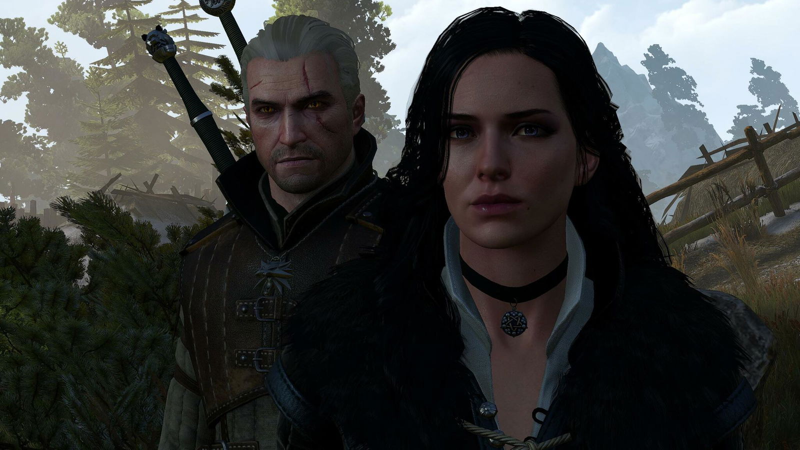 Clicca per vedere l'immagine originale Geralt e Yennefer