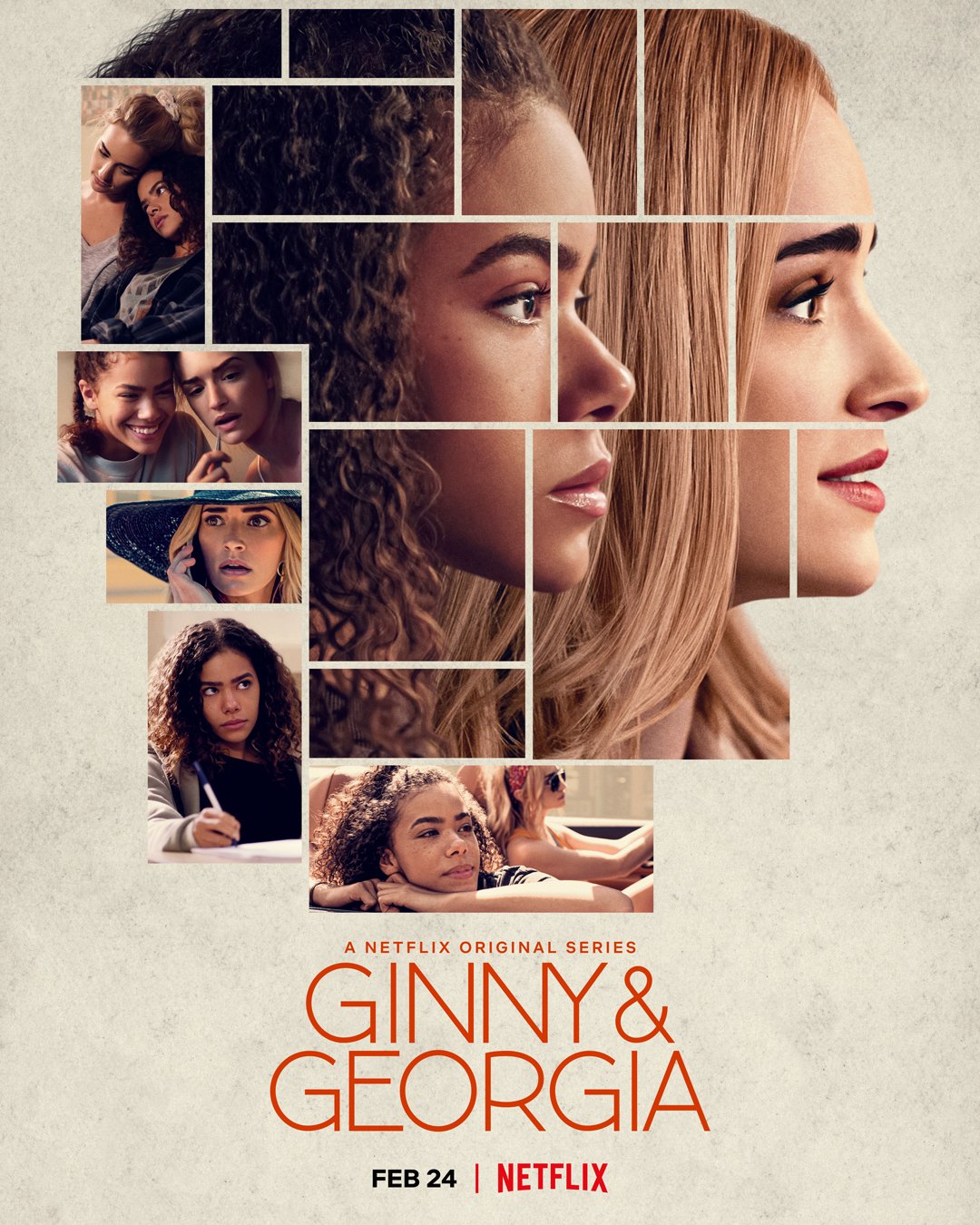 Il cast nella locandina di Ginny & Georgia