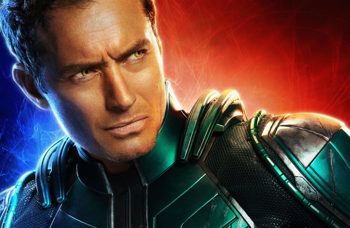 Jude Law in un character poster di Captain Marvel