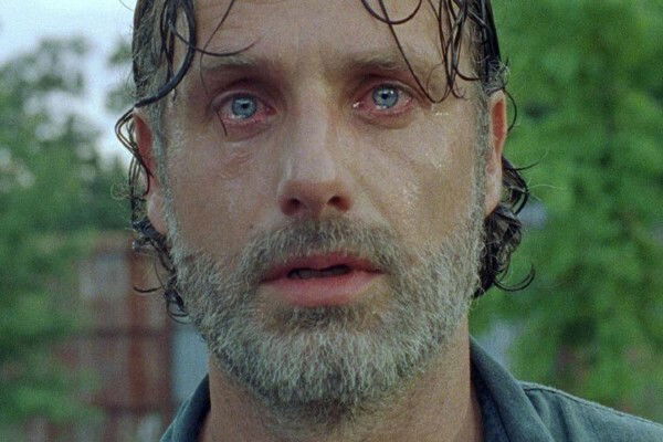 Clicca per vedere l'immagine originale Il pianto di Rick Grimes