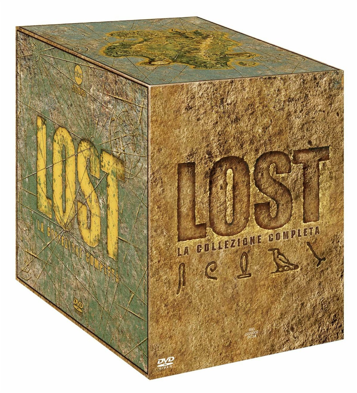 Copertina del cofanetto DVD di Lost 