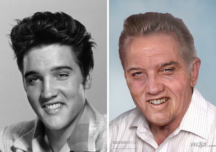 Come sarebbe Elvis Presley oggi 