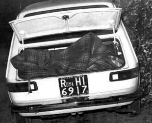 Bagagliaio dell'auto del massacro del Circeo