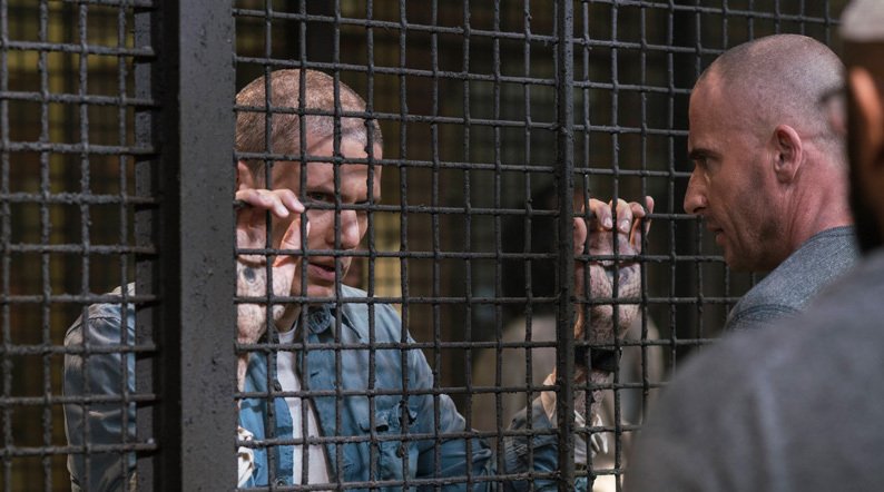 Prison Break, Dominic Purcell e Wentworth Miller nei panni di Lincoln e Michael