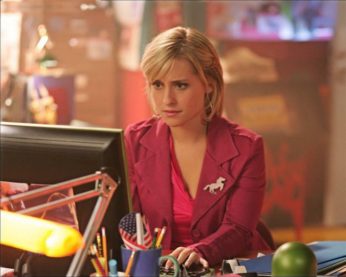 Allison Mack interprete di Chloe Smallville