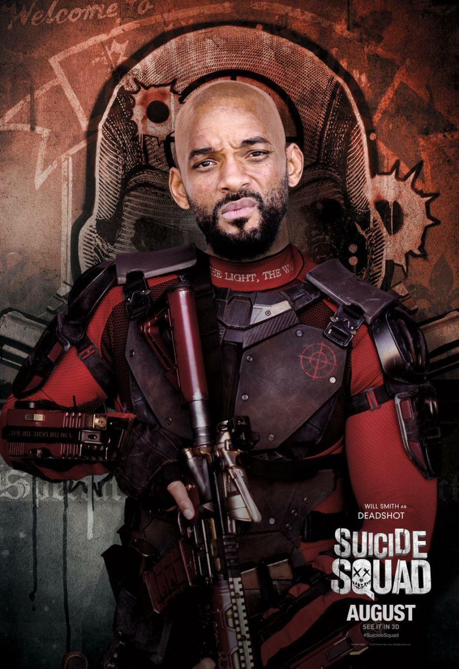 il poster di Deadshot, Suicide Squad