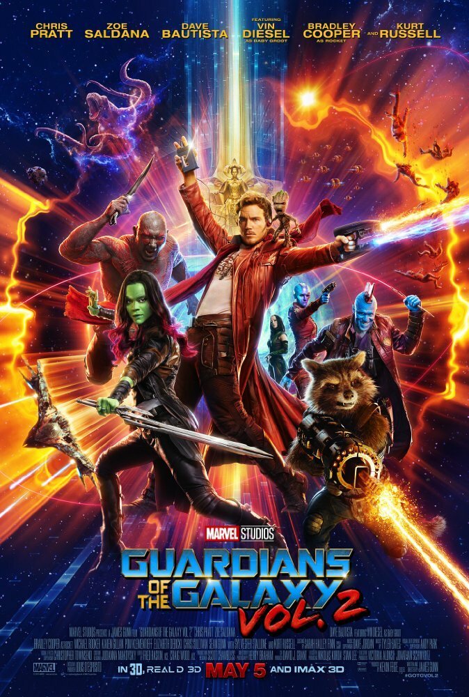 Guardiani della Galassia Vol. 2 poster ufficiale