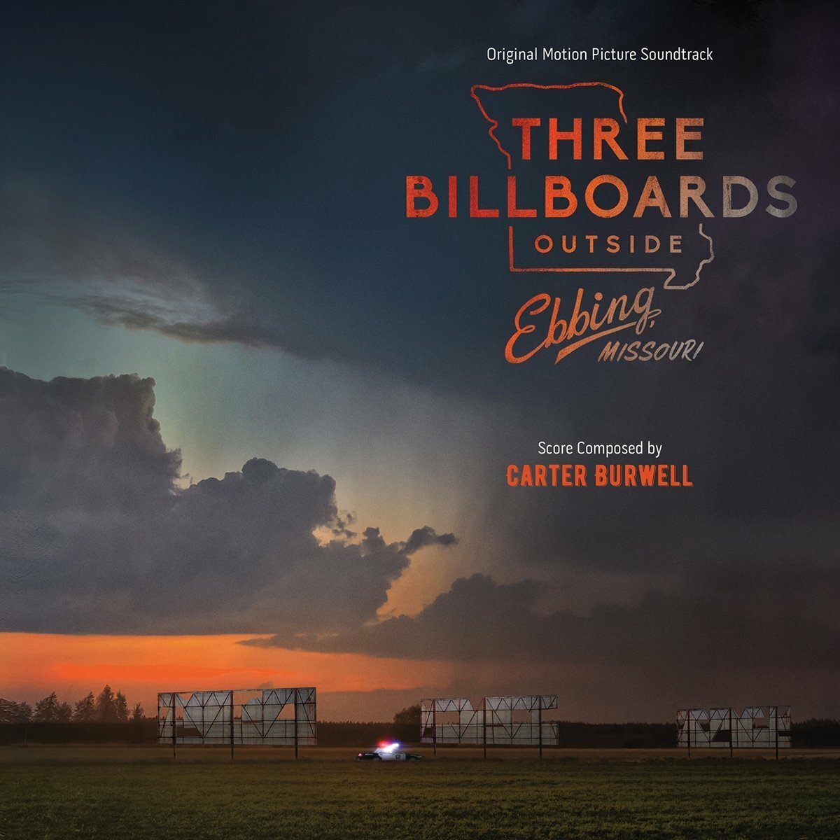 La copertina dell'album musicale di Tre manifesti a Ebbing, Missouri