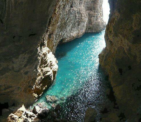 La Grotta del Turco a Gaeta, dove si svolgeranno delle riprese di Bloodmoon