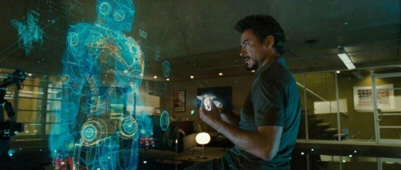 J.A.R.V.I.S. e Iron Man (Robert Downey Jr.)