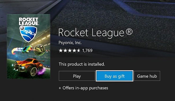 Su Xbox One è possibile regalare contenuti digitali