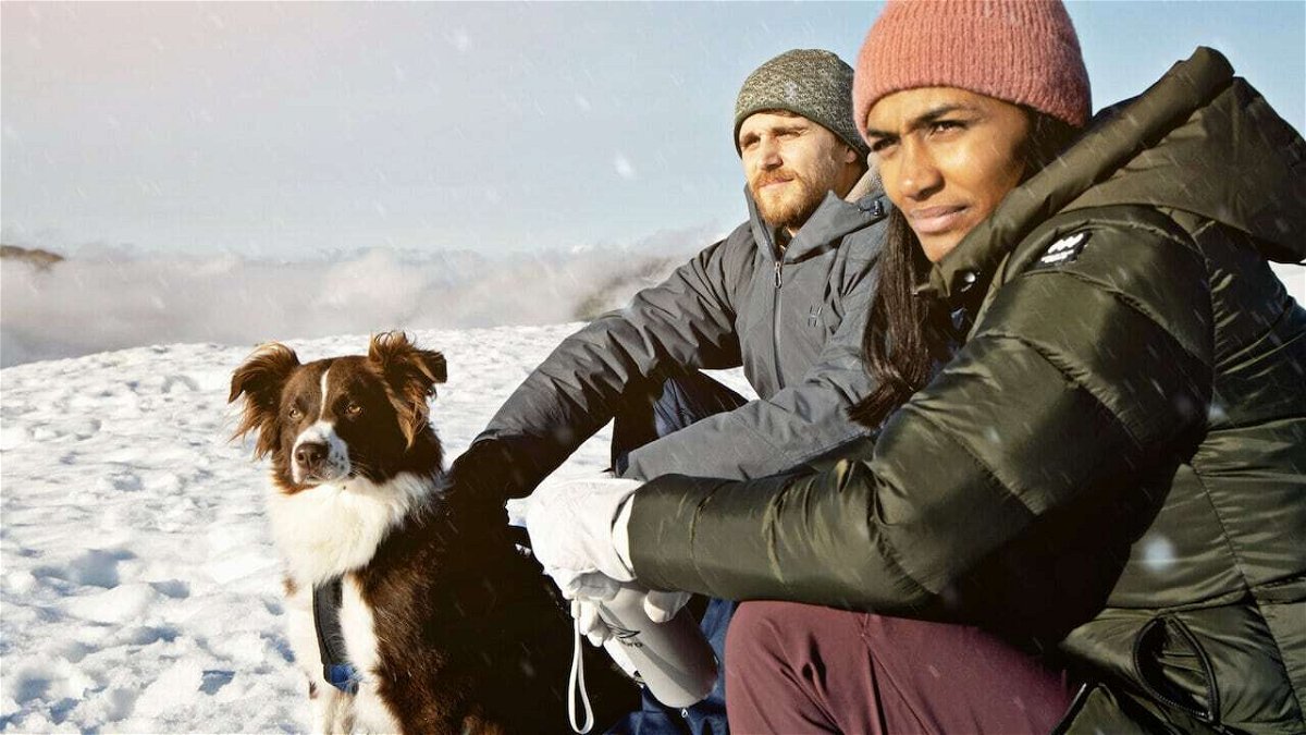 David, Nadja e Boris ammirano le montagne svedesi