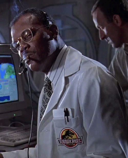 Samuel L. Jackson è Ray Arnold in Jurassic Park