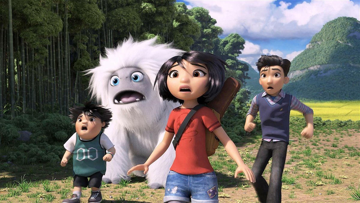 I quattro protagonisti del film d'animazione Il piccolo Yeti