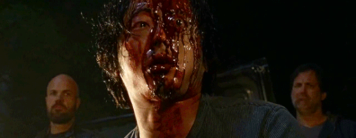 La toccante scena della morte di Glenn