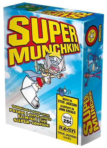 La confezione dell'edizione italiana di Super Munchkin