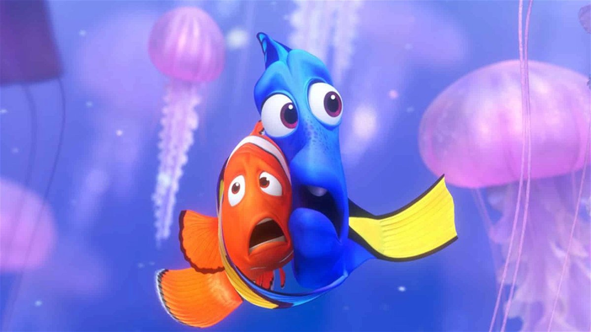 Una scena di Alla ricerca di Nemo