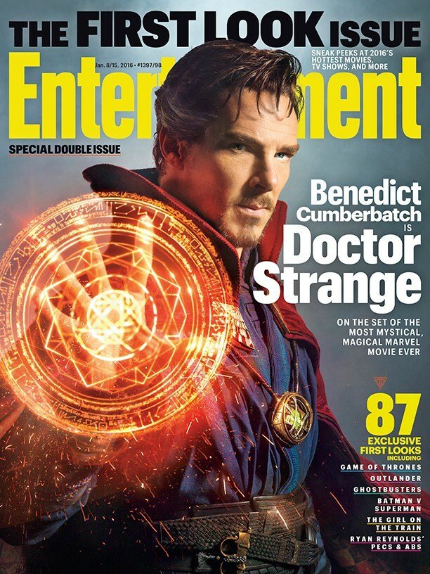 Benedict Cumberbatch è Doctor Strange in copertina su Entertainment Weekly