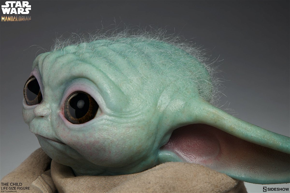 Baby Yoda scala 1:1 capelli reali