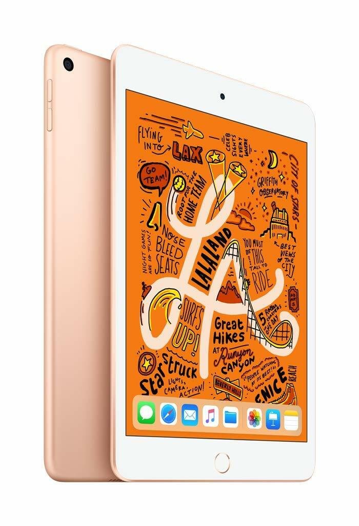 Immagine stampa di iPad mini di Apple in versione Oro