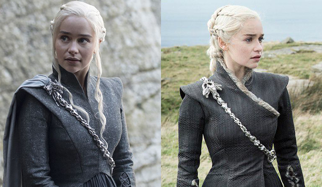 Comparazione fra due vestiti di Daenerys