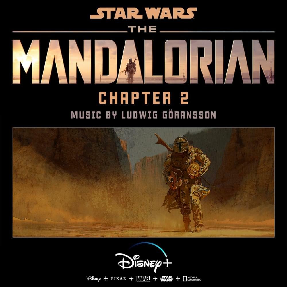 La copertina del secondo capitolo della colonna sonora della serie The Mandalorian