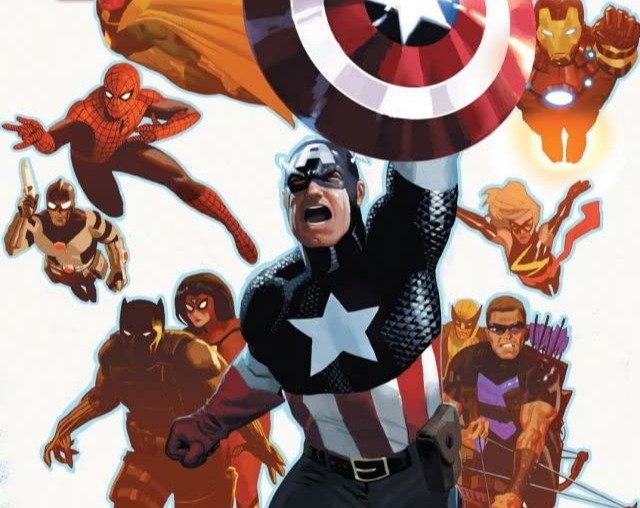 Dettaglio della cover di Avengers #19