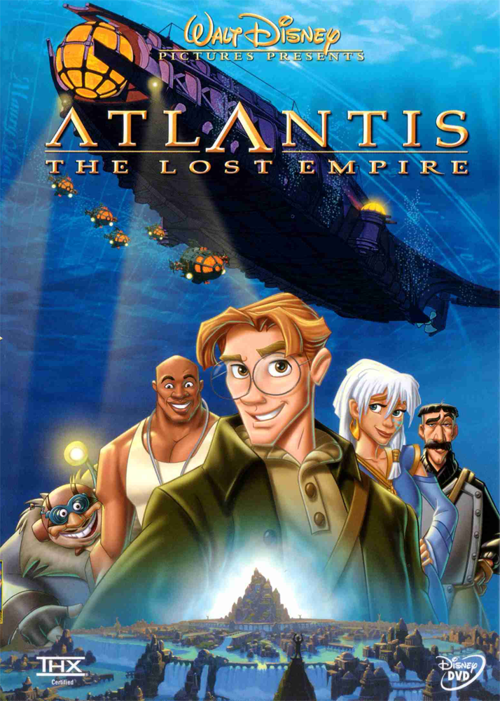 La copertina dell'edizione DVD di Atlantis - L'impero perduto