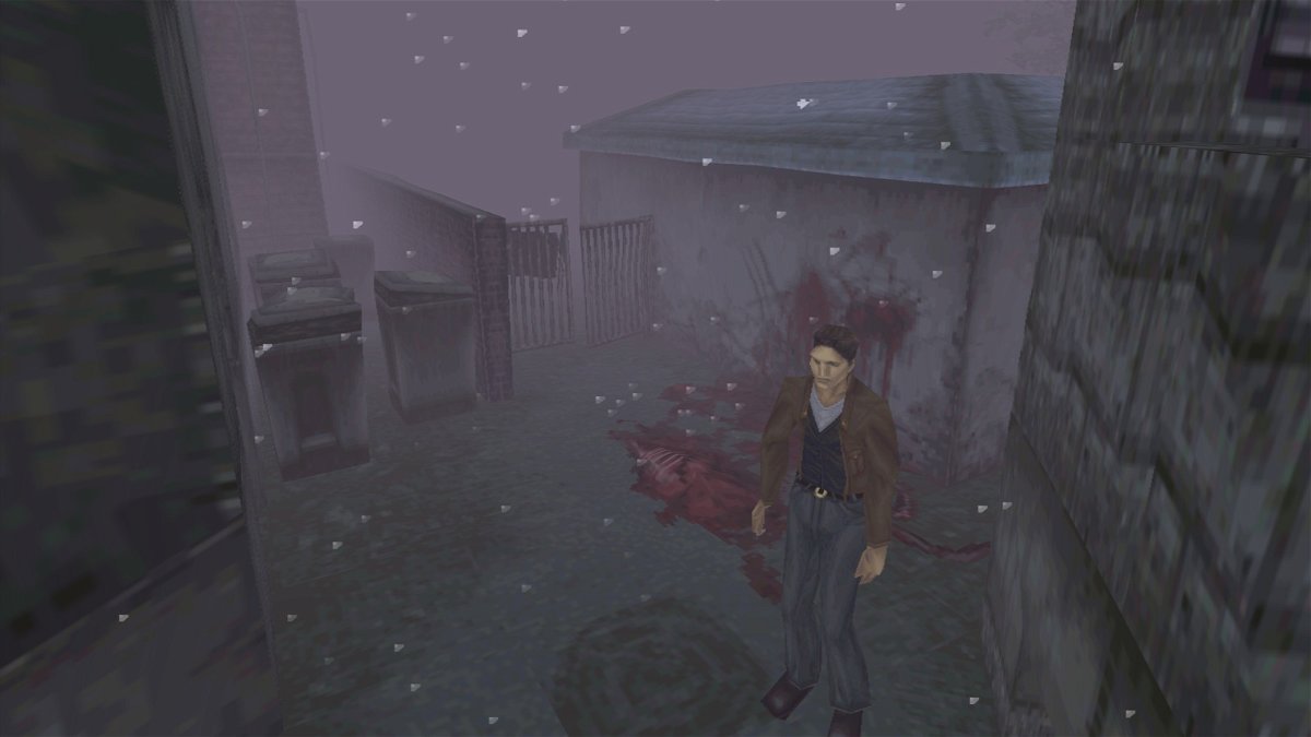 Uno screenshot di Silent Hill