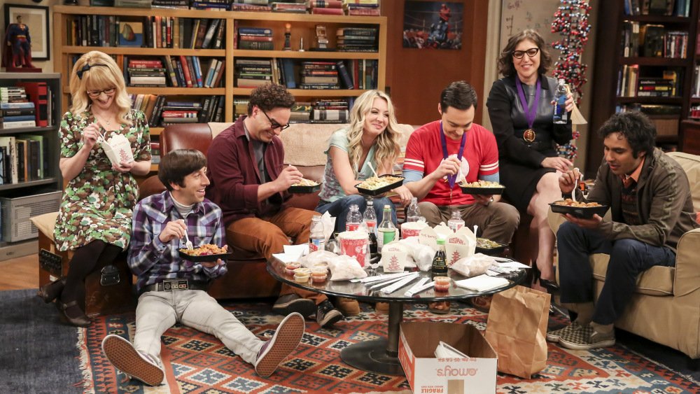I protagonisti di The Big Bang Theory nell'ultima scena della serie TV