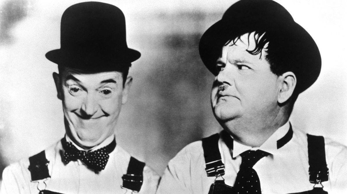 Mezzibusti di Stan Laurel e Oliver Hardy