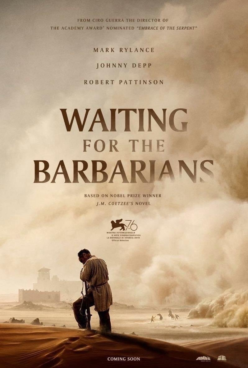 Mark Rylance nel poster Waiting For The Barbarians