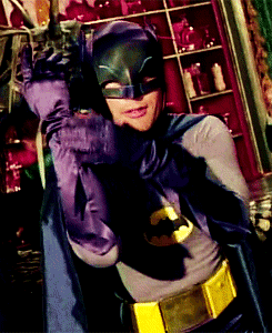 Adam West nei panni di Batman
