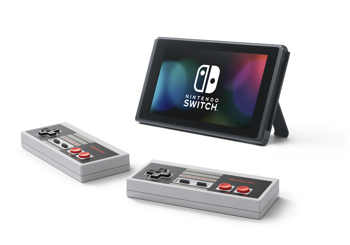 Nintendo Switch e i controller NES appositi