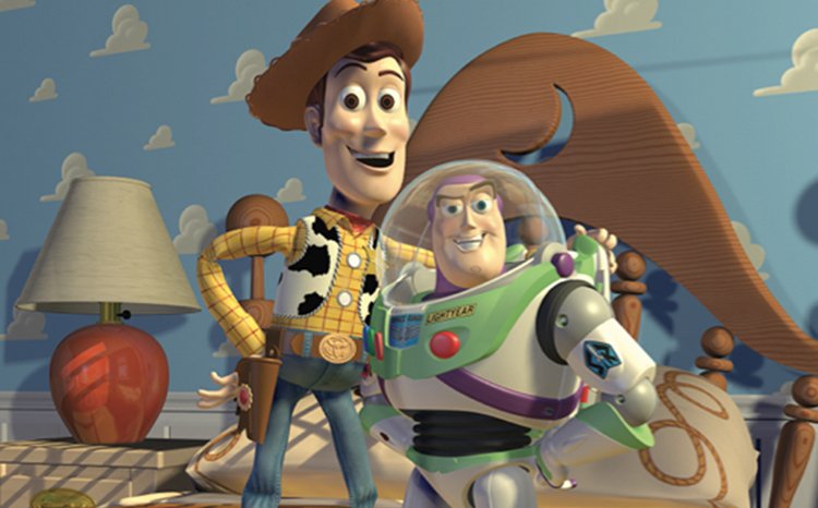 Il cowboy e l'astronauta in Toy Story
