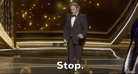 Joaquin Phoenix agli Oscar 2020