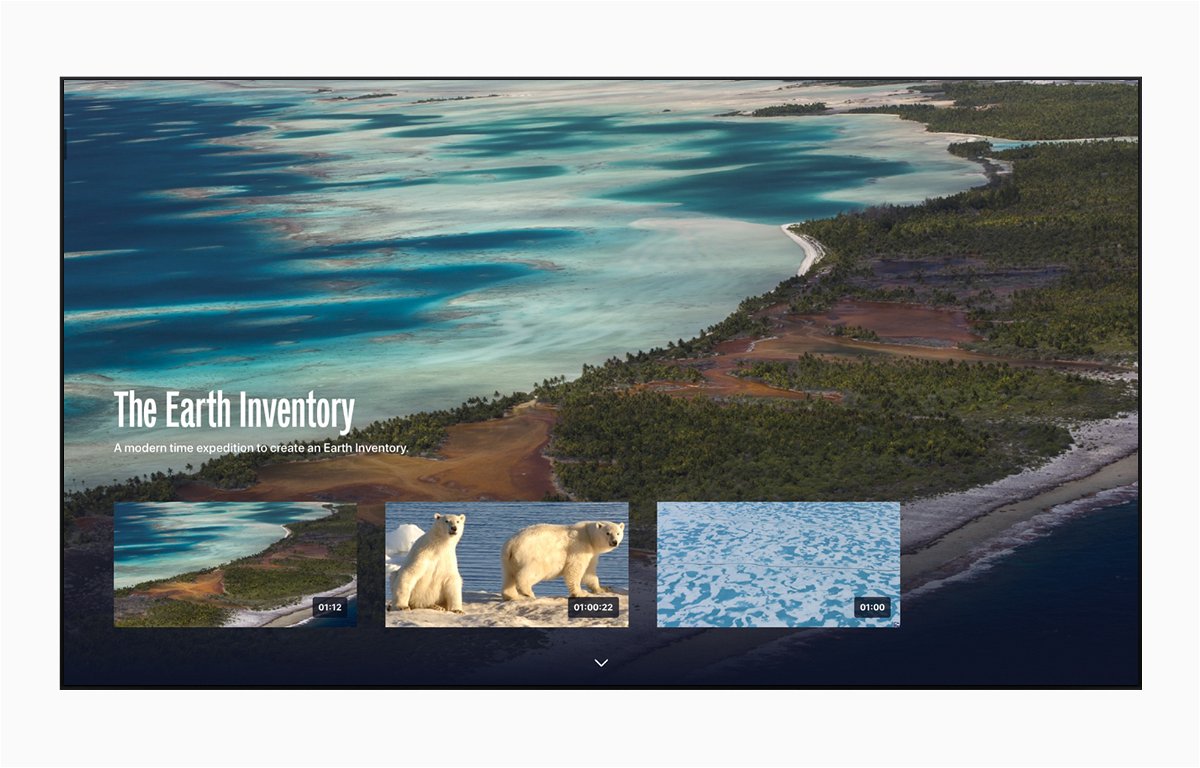 L'app The Explorers in esecuzione su Apple TV