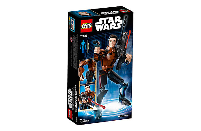 Dettagli della confezione del set di LEGO Han Solo Buildable Figure
