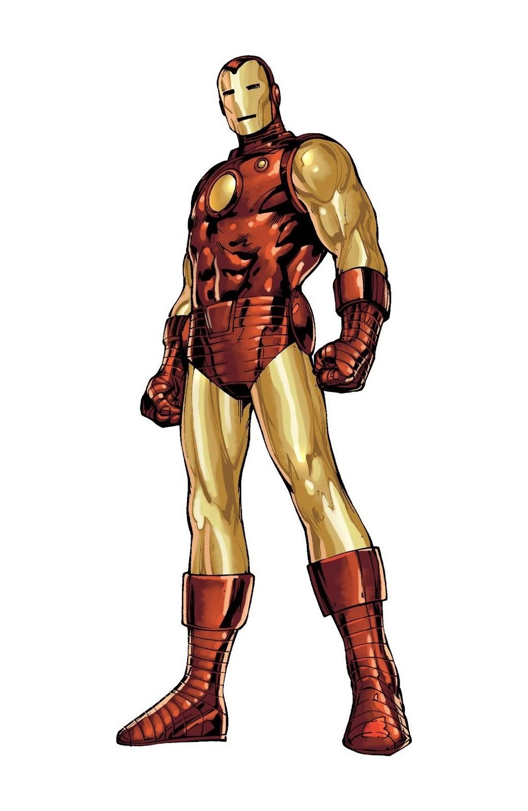 Illustrazione dell'armatura Mark 85 di Iron Man