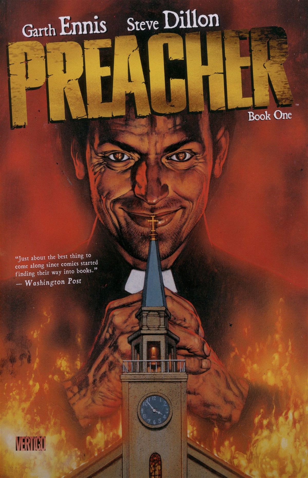 La cover di Preacher Book #1