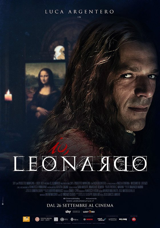 Il poster del film dedicato a Leonardo Da Vinci