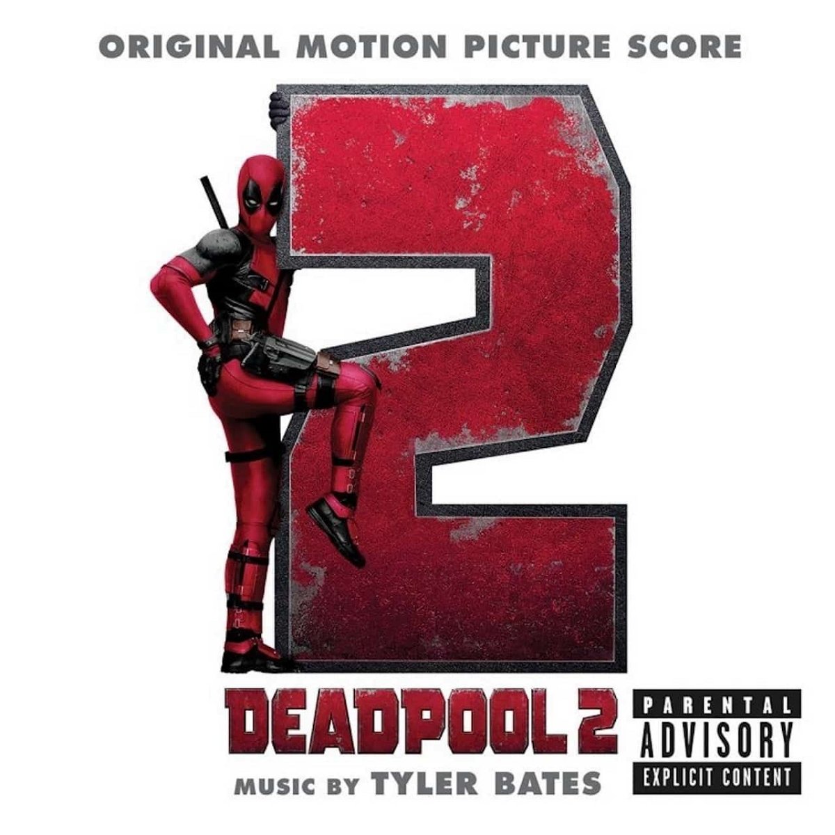 Deadpool posa per l'album della colonna sonora del sequel