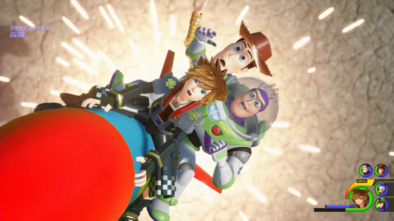 Sora nel mondo di Toy Story in Kingdom Hearts 3