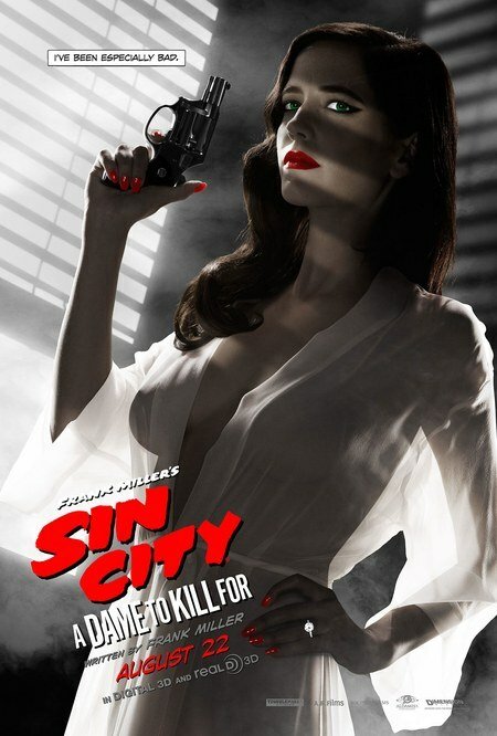 Una sensuale Eva Green nel poster di Sin City - Una donna per cui uccidere