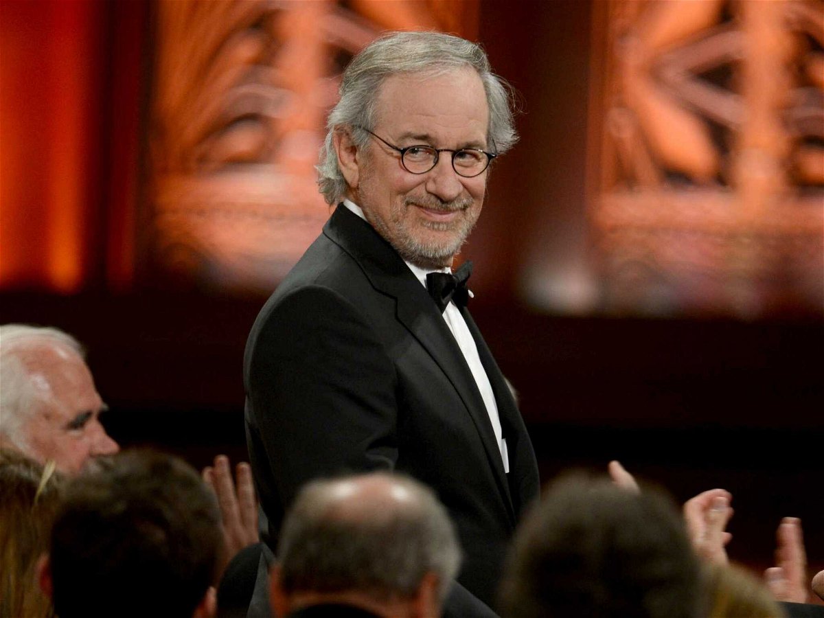 Primo piano del regista Spielberg