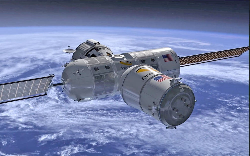Foto rappresentativa del primo modulo della Stazione spaziale Aurora