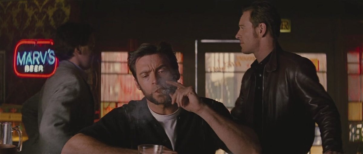 Wolverine in una scena del film