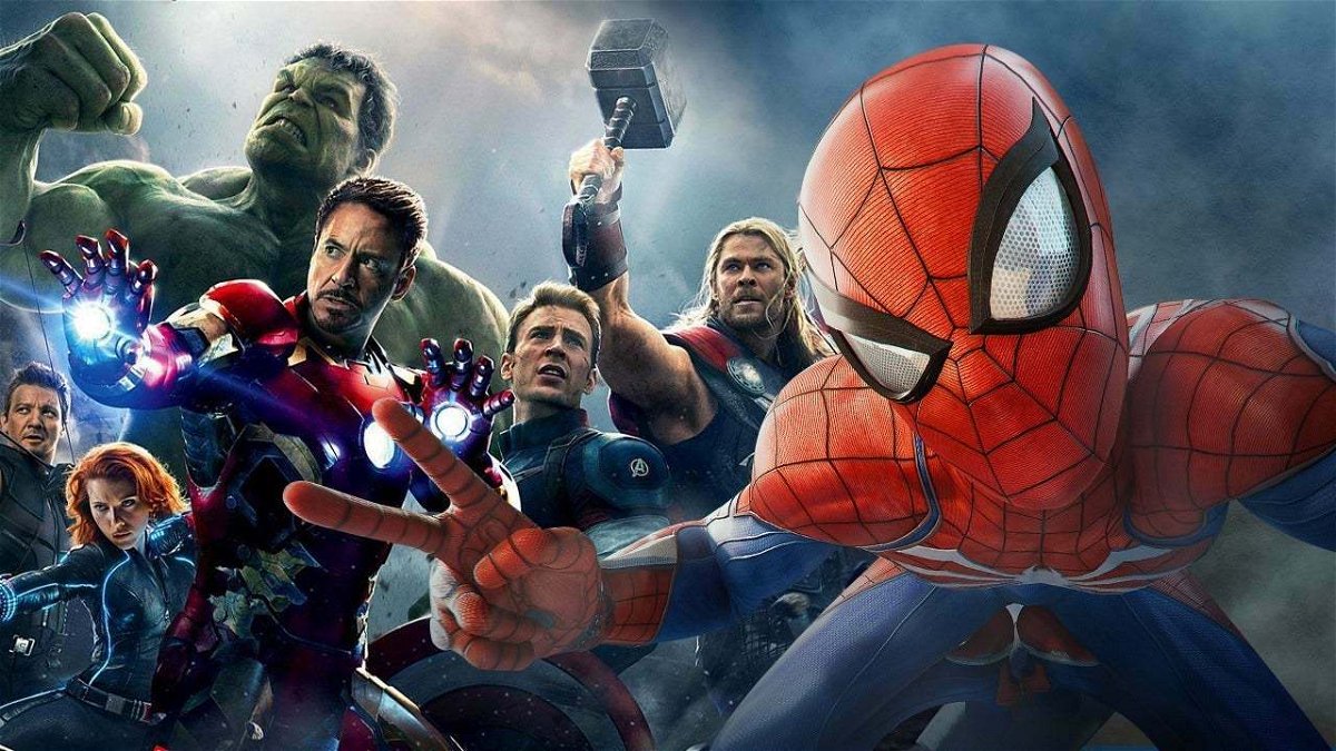 Gli Avengers del MCU (sinistra) e Spider-Man di Marvel's Spider-Man per PS4 (destra)