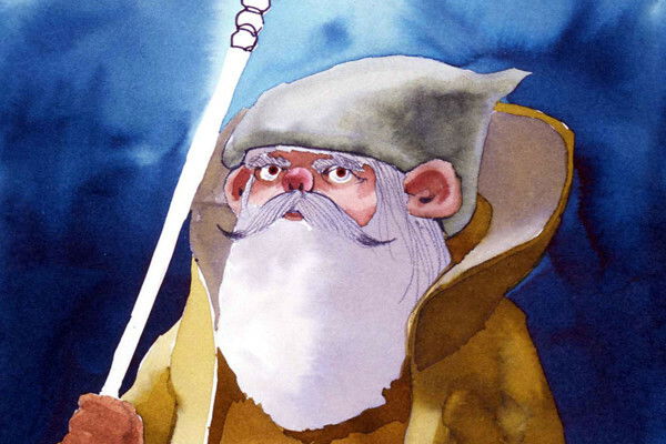 Clicca per vedere l'immagine originale Yoda nell'illustrazione di Ralph McQuarrie somiglia di più a Gandalf