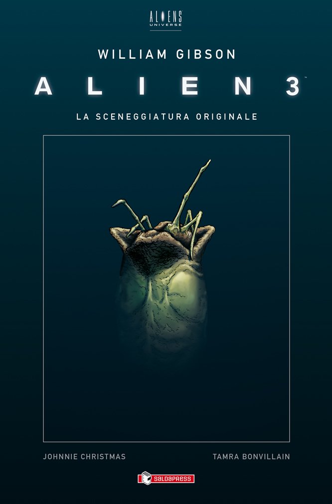 Ecco la copertina di Alien3 di William Gibson